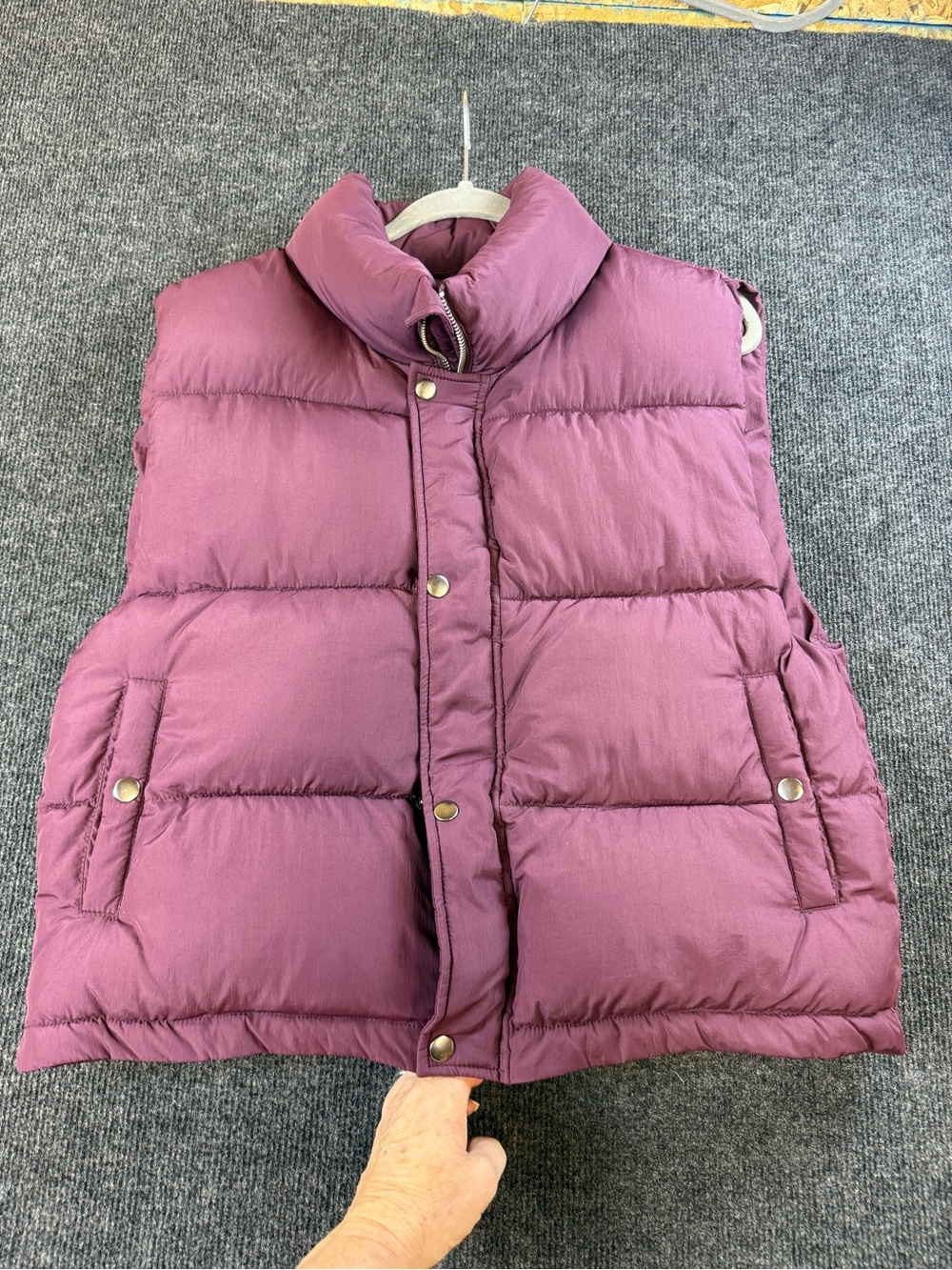 Vitality Women's Quilted Puffer Vest - Plum